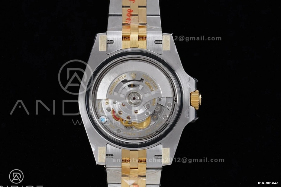 II CHS SH3285 GRNR Super 881 YG WeatherProof Clone New ARF GMT-Master Best (Gain 1:1 Dial Weight) Bracelet Edition Black SS 126713 on 0728